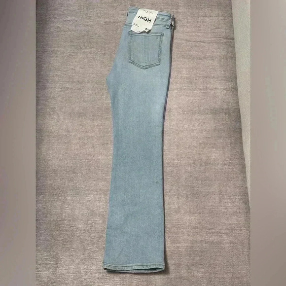 RAG & BONE - high rise light wash cropped denim pants NWT - Picture 2 of 4